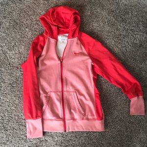 Nike hooded zip up